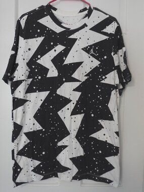 Mens Air Jordan Logo Graphic Print T-Shirt Sz L